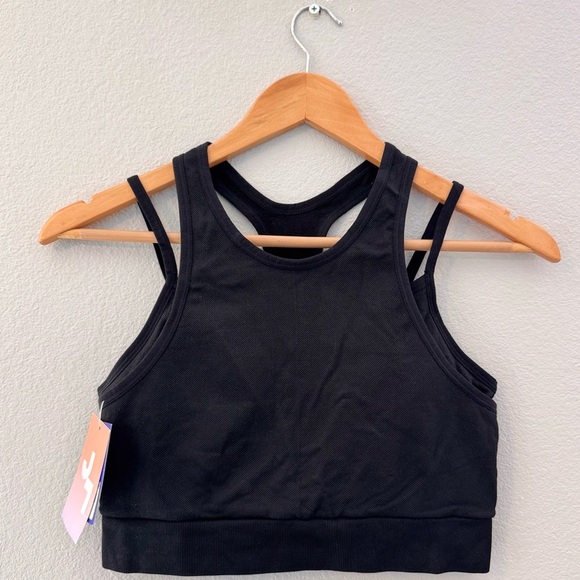 New JoyLab Women’s Seamless Bra Medium Black Onyx - Picture 3 of 13